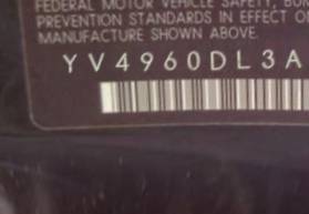 VIN YV4960DL3A2082870
